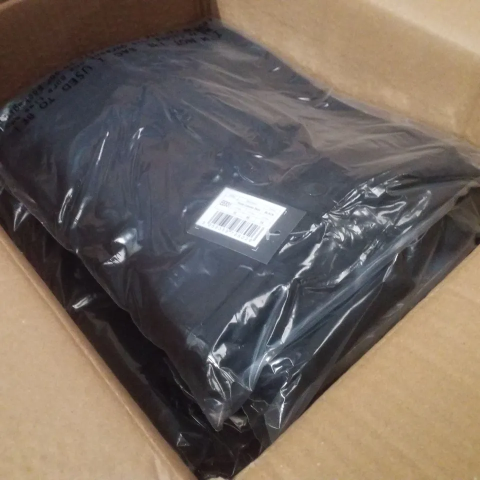 BOX CONTAINING APPROXIMATELY 16 BRAND NEW JD WILLIAMS BLACK PONTE COLUMN SKIRTS - SIZE 18