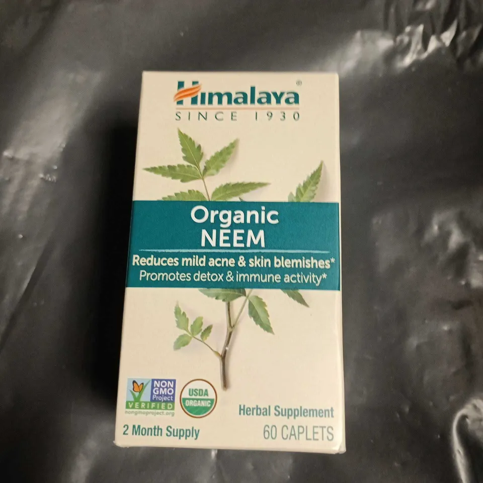 HIMALAYA ORGANIC NEEM HERBAL SUPPLEMENT – 60 CAPLETS (2 MONTH SUPPLY)