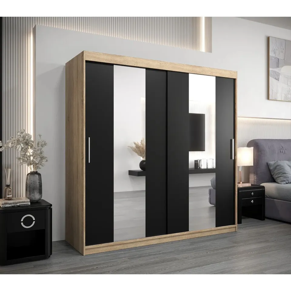 BOXED AYAAB 2 DOOR WARDROBE (4 BOXES)