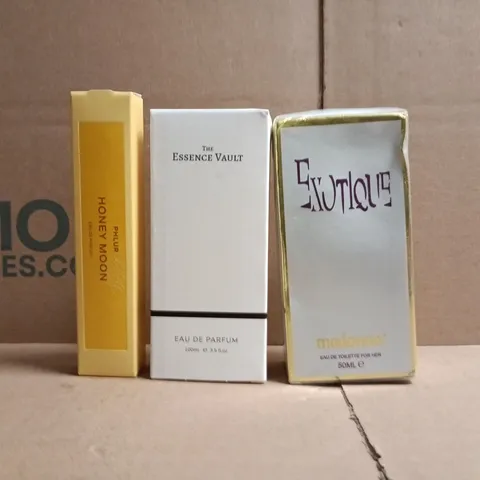 APPROXIMATELY 10 ASSORTED COSMETIC ITEMS TO INCLUDE MADONNA, THE ESSENCE VAULT, ETC - COLLECTION ONLY