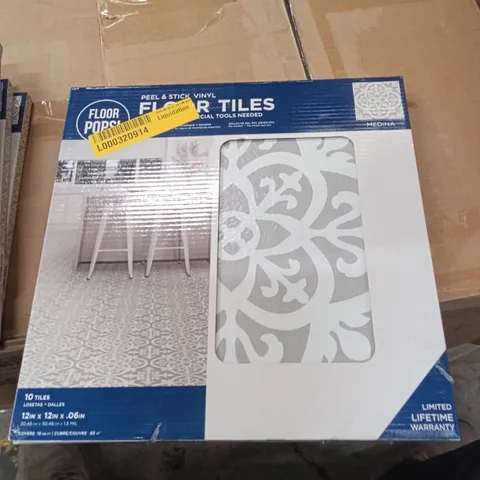 BOXED FLOOR POPSI MEDINA STYLE 10 TILES 12 IN X 12 IN X 0.6IN