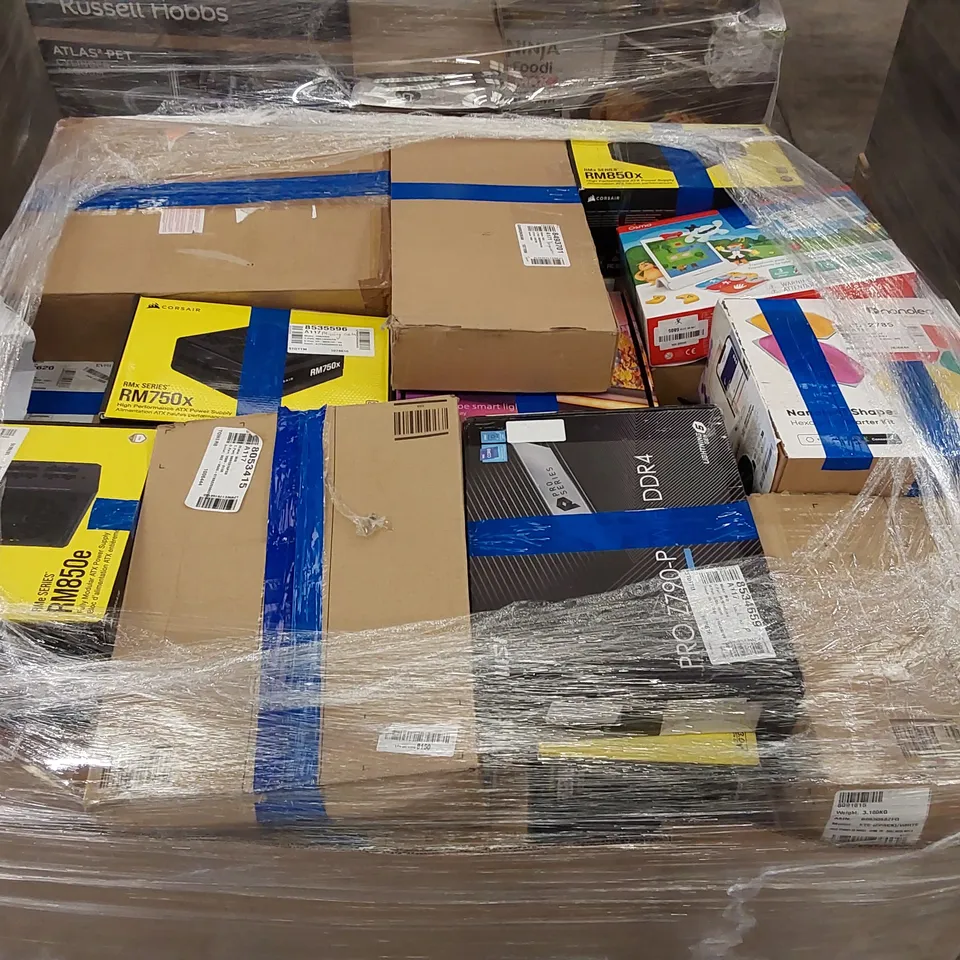 PALLET OF APPROXIMATELY 120 UNPROCESSED RAW RETURN HIGH VALUE ELECTRICAL GOODS TO INCLUDE;