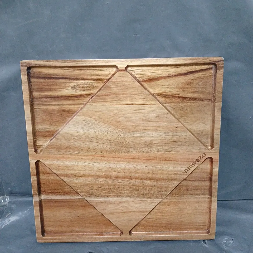 BOXED MAWAZO WOODEN CHOPPING BOARD 