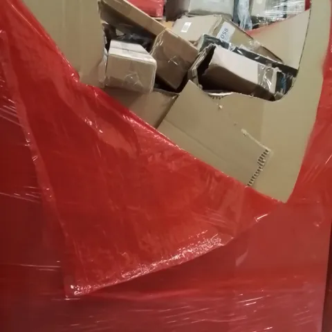 PALLET OF ASSORTED HOUSEHOLD GOODS AND PRODUCTS TO INCLUDE;BARN DOOR HARDWARE KIT,RETRACTABLE SAFETY GATE,AIR COOLER