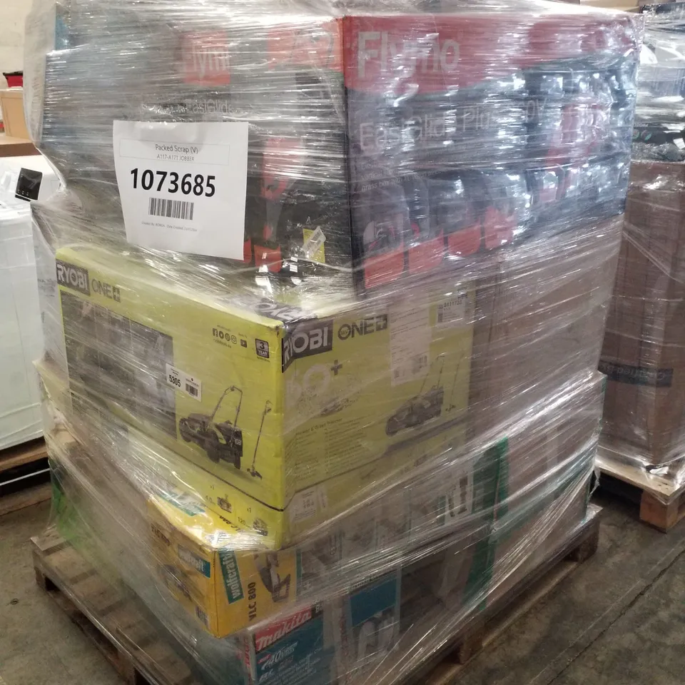 PALLET OF APPROXIMATELY 14 UNPROCESSED RAW RETURN HOUSEHOLD AND ELECTRICAL GOODS TO INCLUDE;