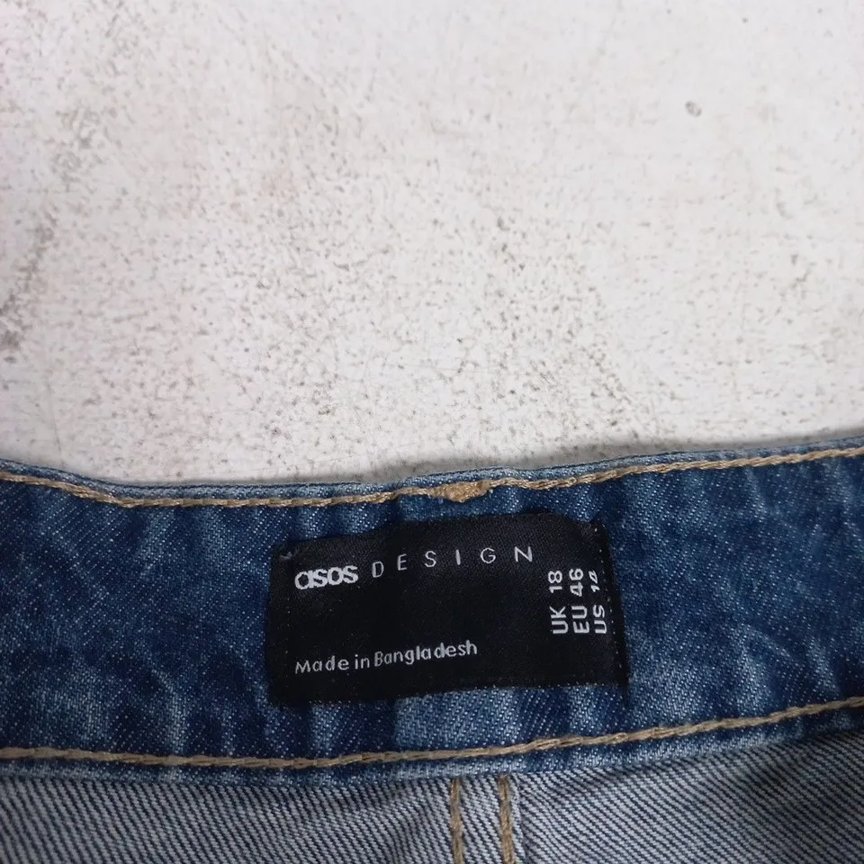 ASOS DESIGN DENIM JEANS – MEN'S, UK 18 (EU 46, US 14) – MADE IN BANGLADESH