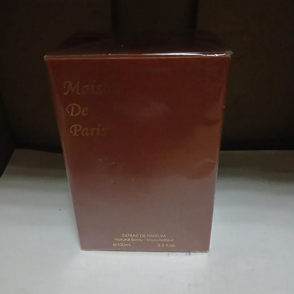 BOXED AND SEALED MAISON DE PARIS EXTRAIT DE PARFUM 100ML