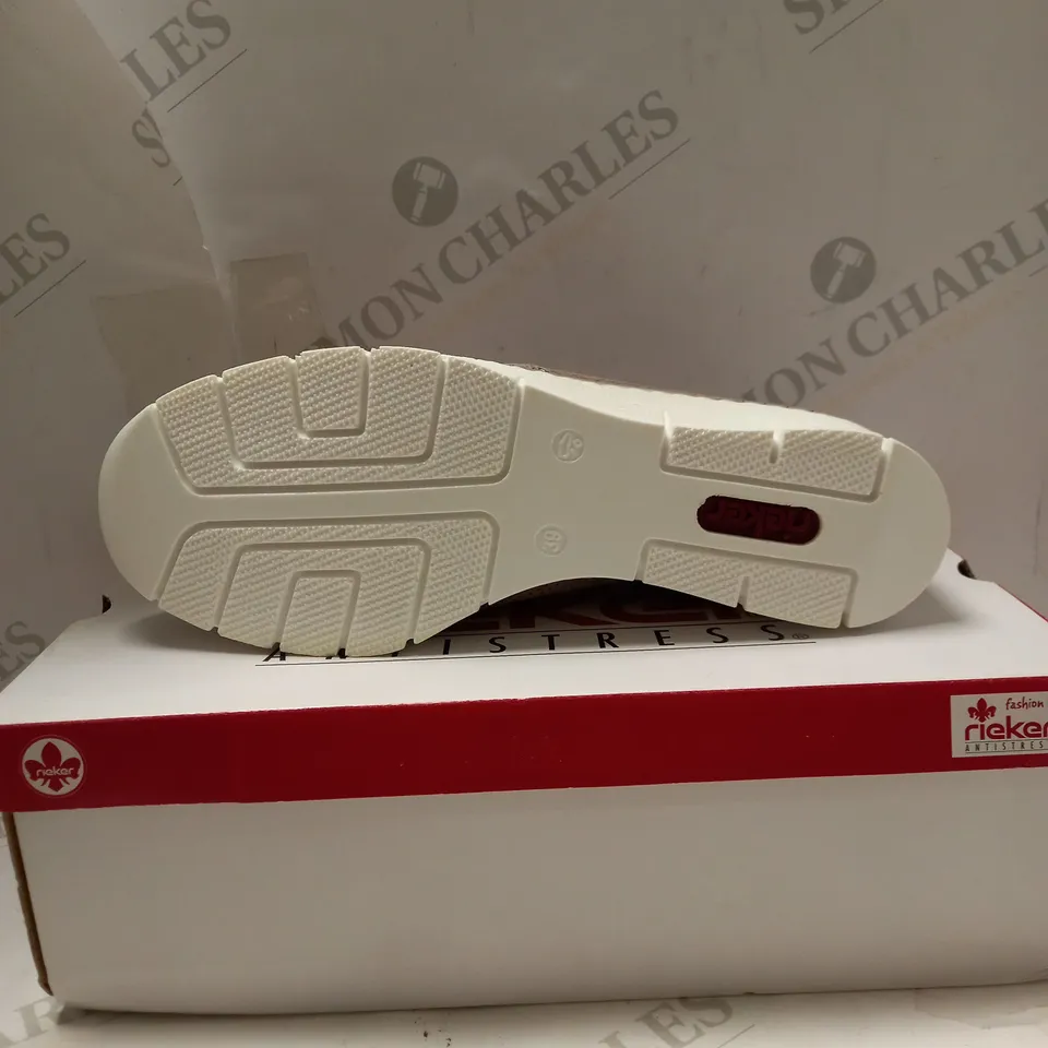 RIEKER GREY SLIP ON SHOES - SIZE 6