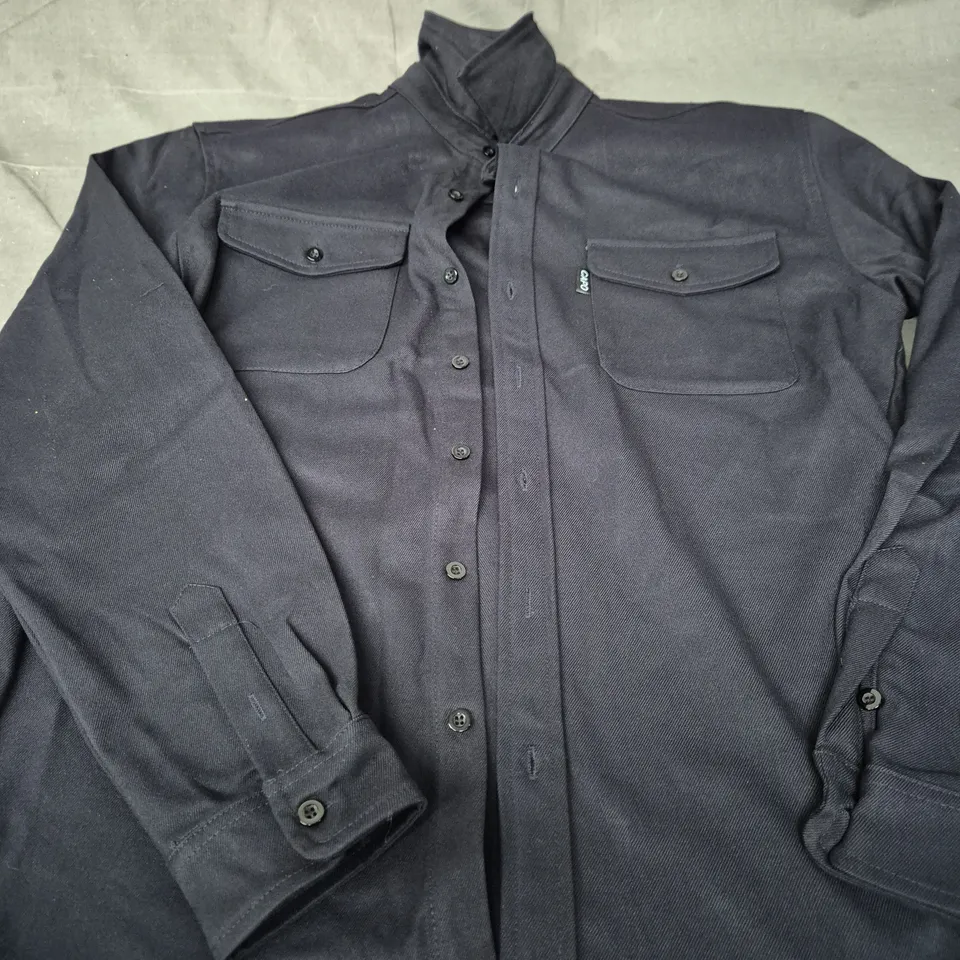 CAPO BLACK OVERSHIRT SIZE L