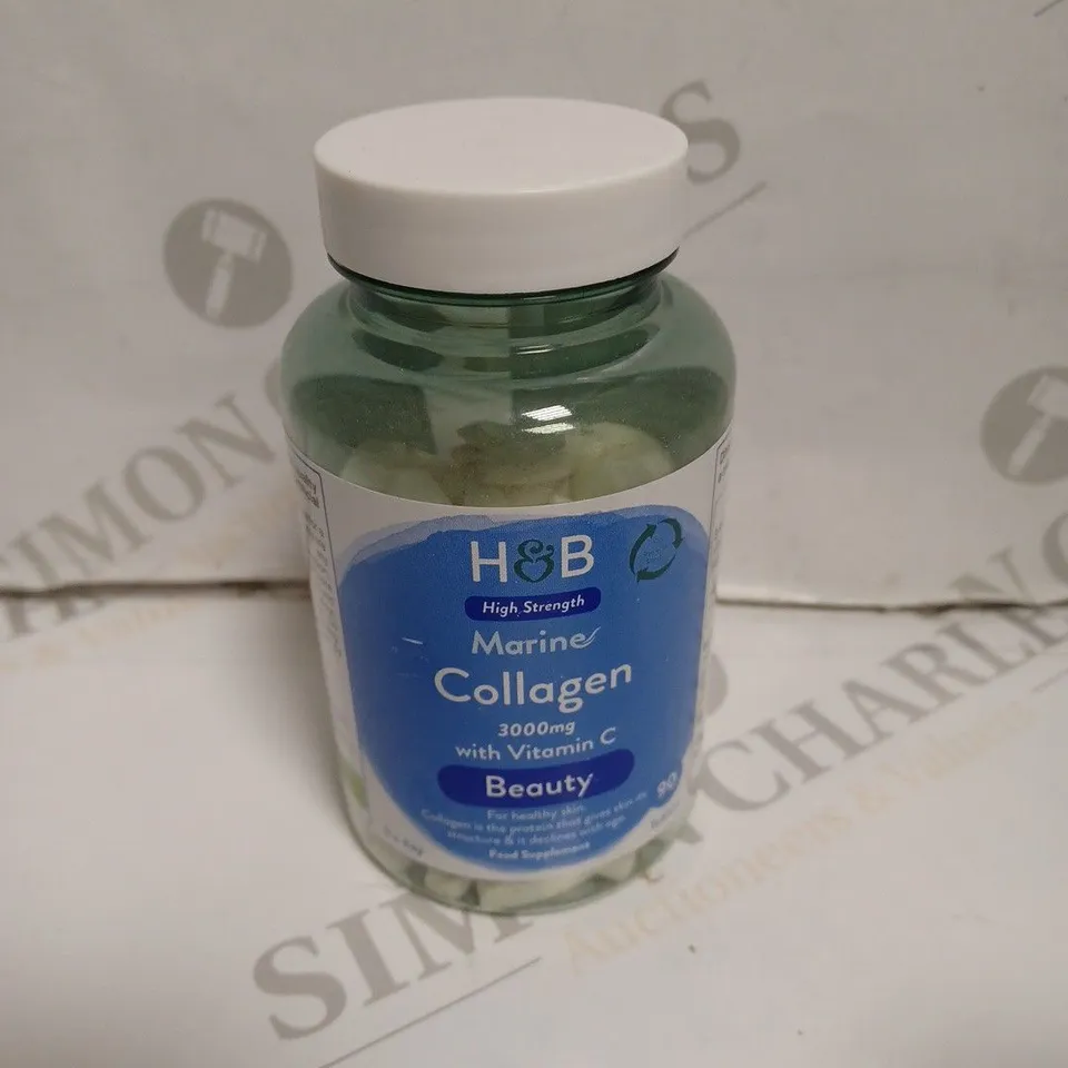HOLLAND & BARRETT MARINE COLLAGEN WITH VITAMIN C 3000MG
