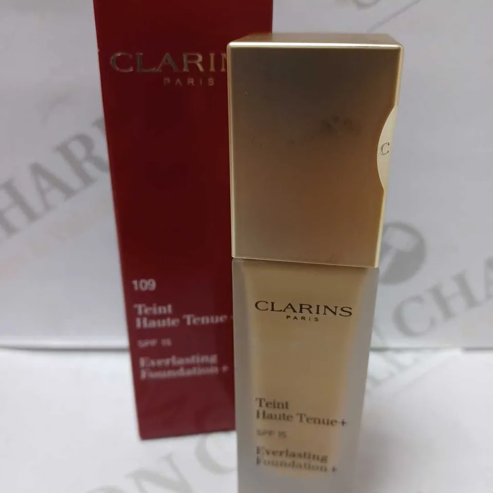 CLARINS EVERLASTING FOUNDATION+ SPF15 30ML - #109 WHEAT 