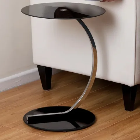 BOXED ALEXANDRINA SIDE TABLE - BLACK (1 BOX)