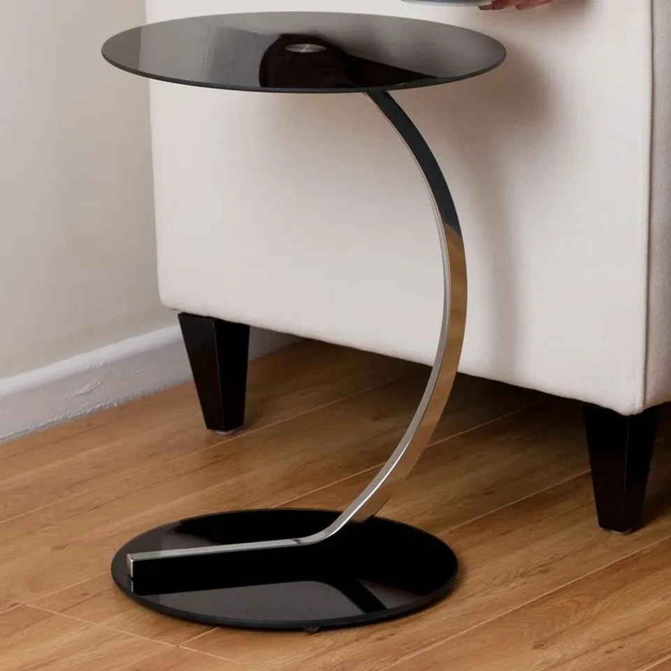 BOXED ALEXANDRINA SIDE TABLE - BLACK (1 BOX)