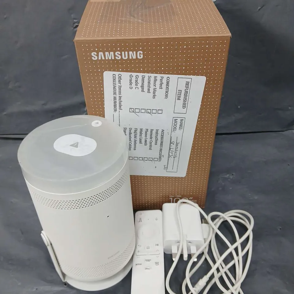 BOXED SAMSUNG THE FREESTYLE SP-LFF3C SMART PROJECTOR 