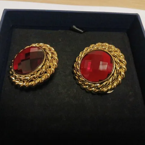 BUTLER & WILSON FRENCH STYLE CLIP ON EARRINGS 