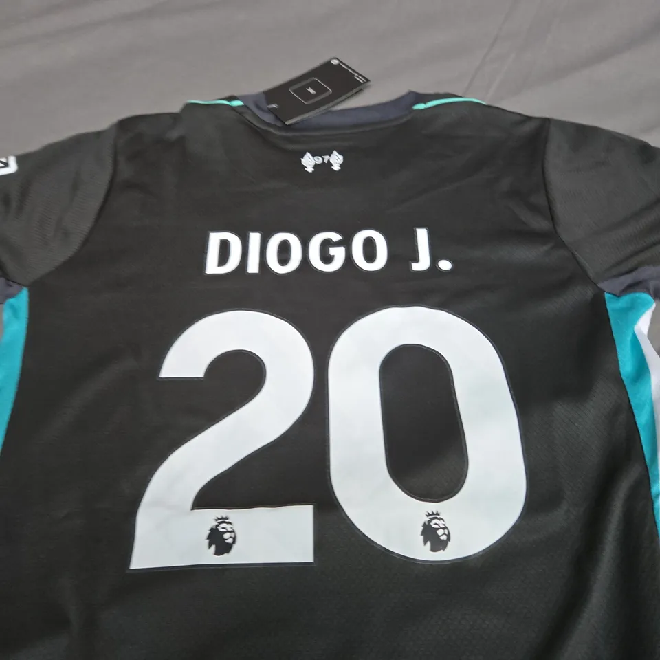 LIVERPOOL FC AWAY JERSEY AND SHORTS - DIOGO.J - SIZE 26