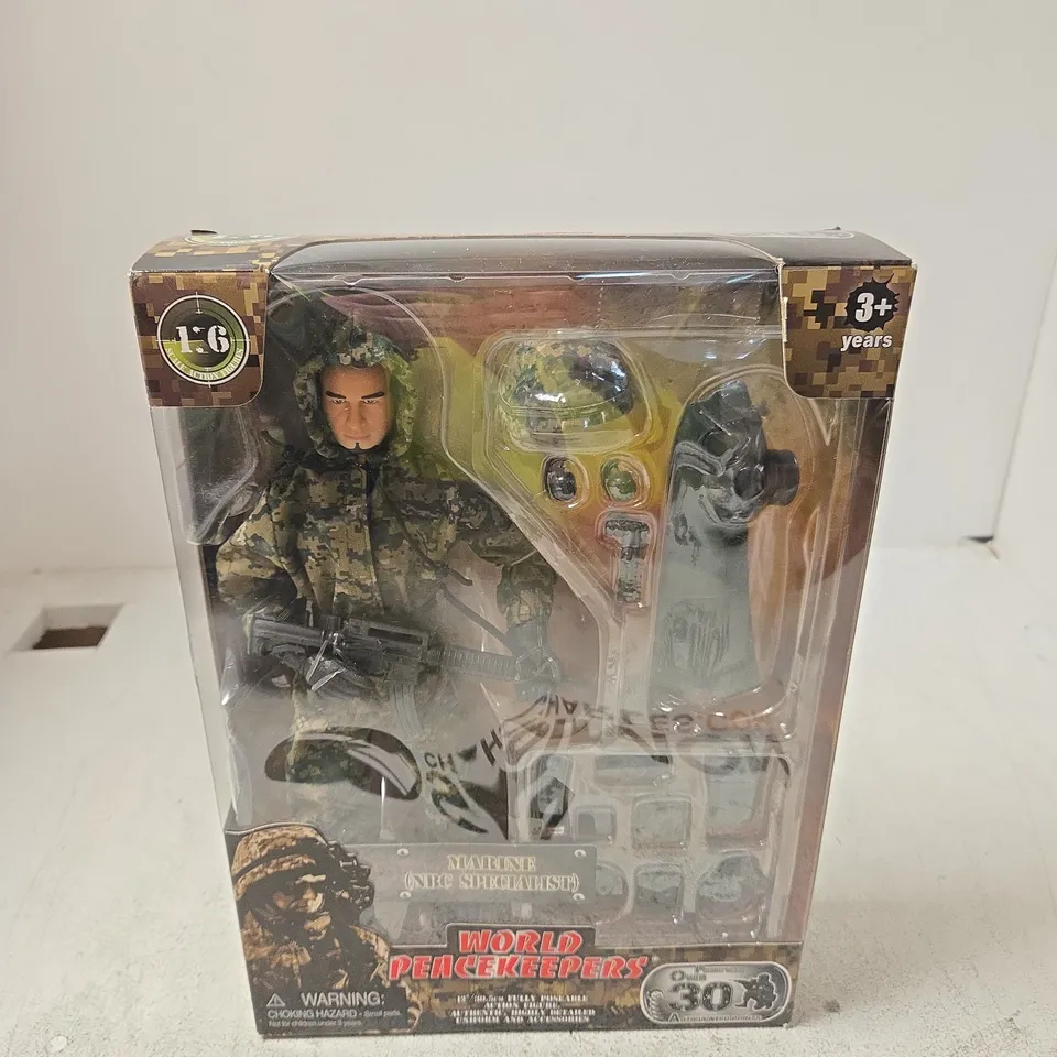 WORLD PEACEKEEPERS MARINE NBC SPECIALIST ACTION FIGURE