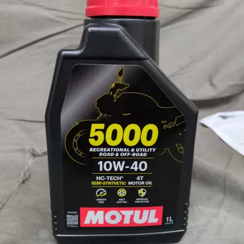 Motul 5000 10W-40 Semi-Synthetic Motor Oil – 1 L