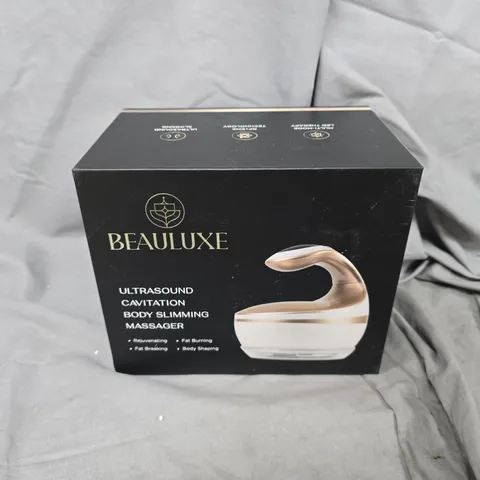 BEAULUXE ULTRASOUND CAVITATION BODY SLIMMING MASSAGER – ROSE GOLD, BOXED