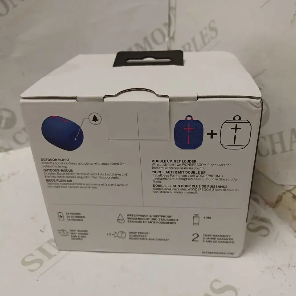 ULTIMATE EARS WONDERBOOM 3 BLUE/PINK