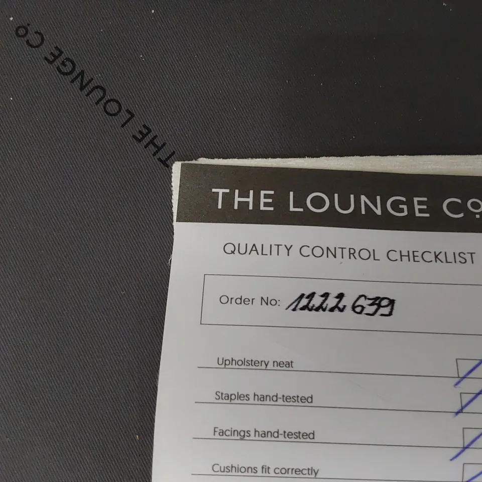 QUALITY BRITISH MADE LOUNGE Co EASY CHAIR NATURAL FABRIC 