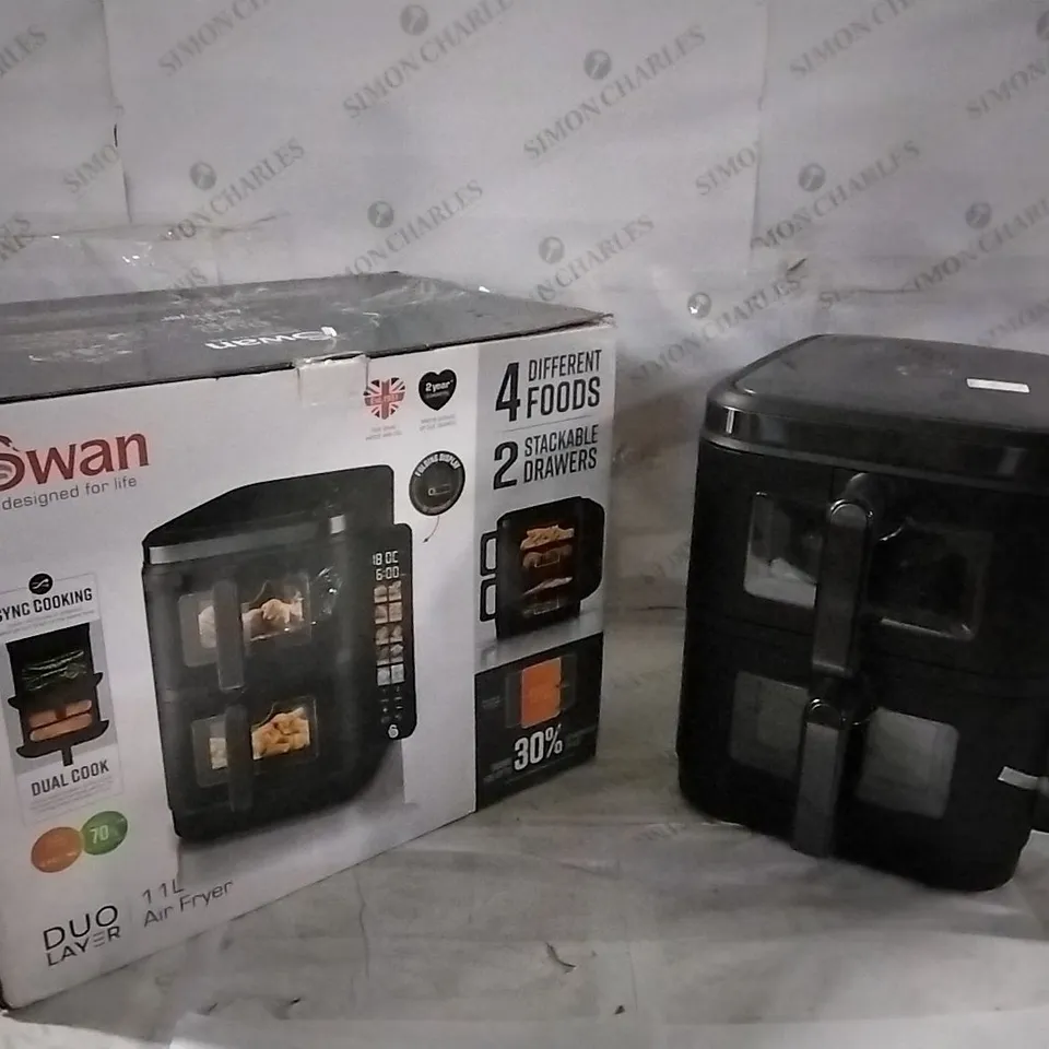 BOXED SWAN 1.1L AIR FRYER 