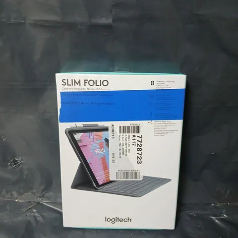 BOXED LOGITECH SLIM FOLIO CASE FOR IPAD (7TH,8TH & 9TH GEN)
