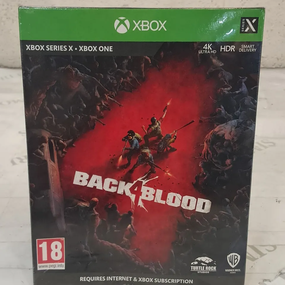 SEALED BACK4BLOOD FOR XBOX SERIES X