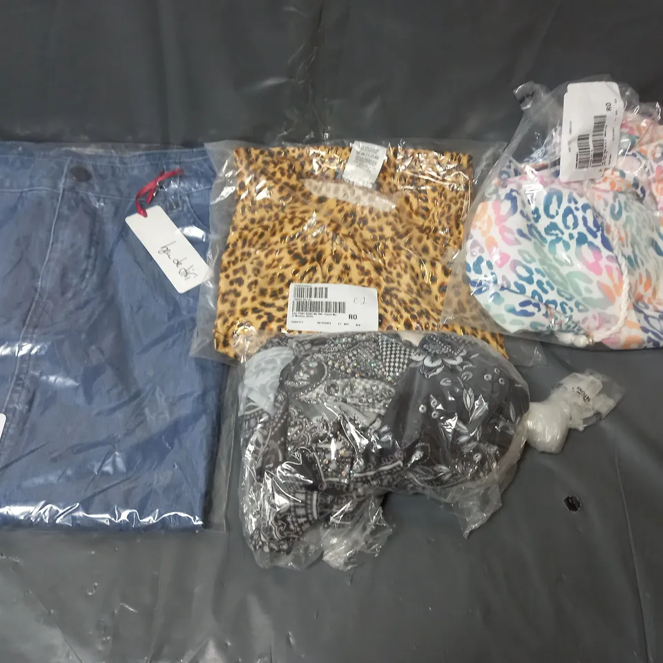 APPROXIMATELY 20 ASSORTED LADIES CLOTHING IN VARIES SIZES, COLOURS AND STYLES