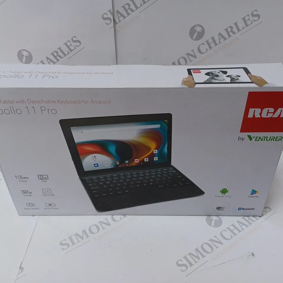 BRAND NEW BOXED VENTURER APOLLO 11 PRO 11.6” TABLET - 32 GB, BLACK