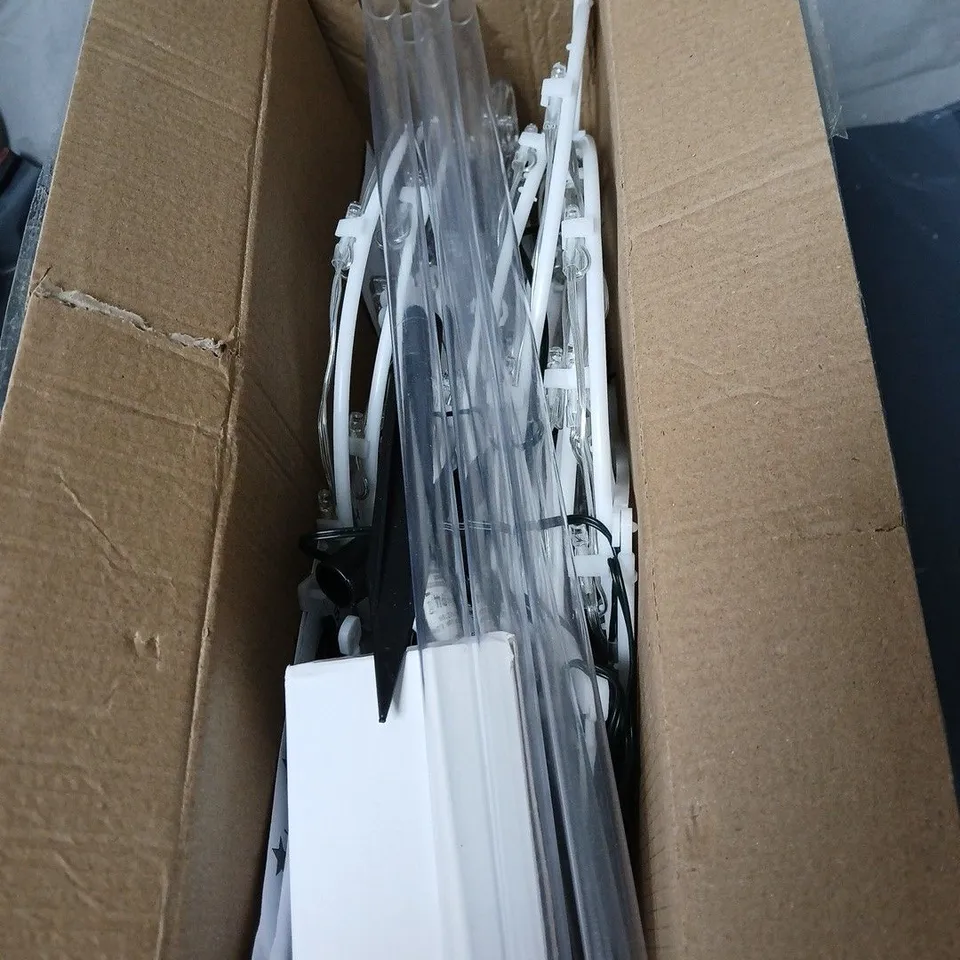 HOME STORIES SET OF 4 INDOOR OUTDOOR PRE LIT STAR SPIRAL PATHFINDER