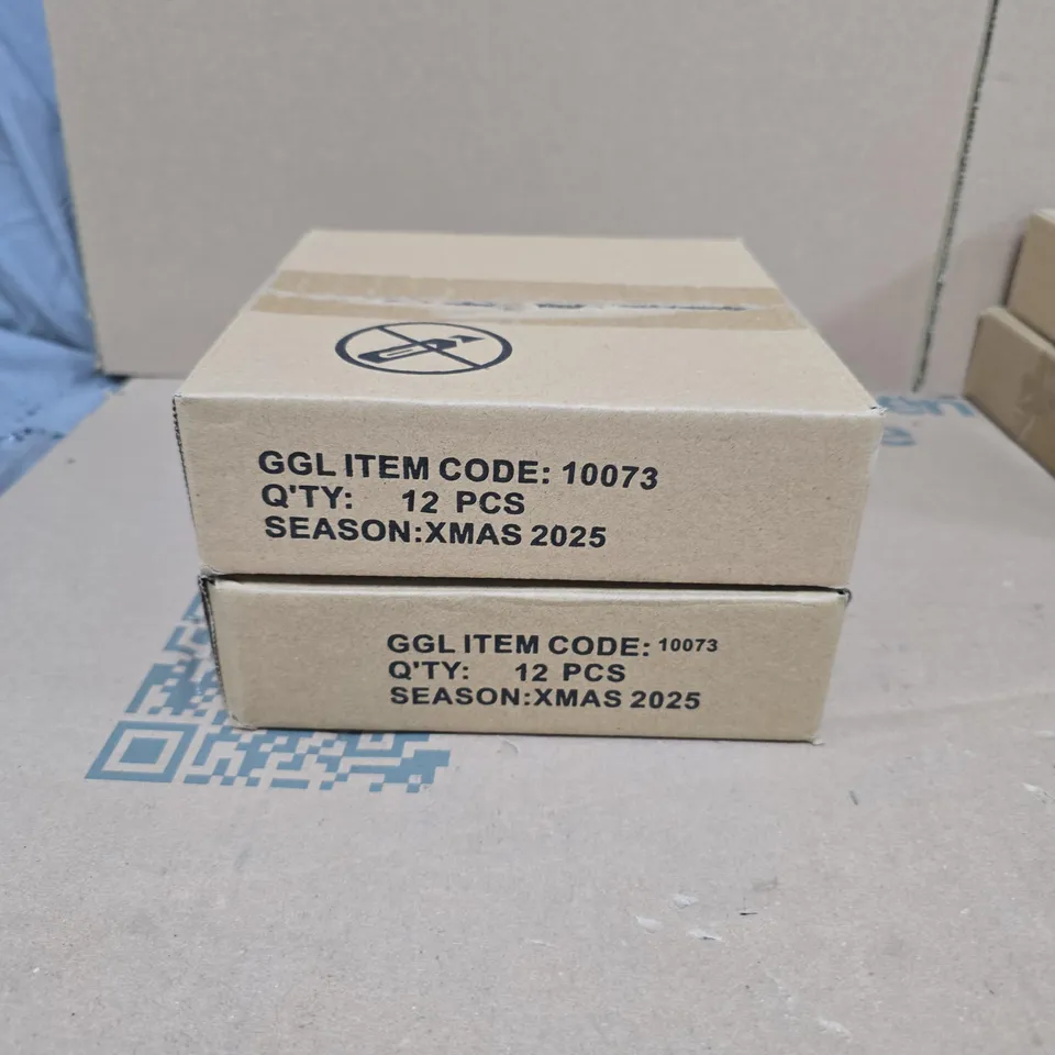 BOX OF APPROXIMATELY 24 GISELA GRAHAM GINGERBREAD STAR HANGING TREE DECORATIONS