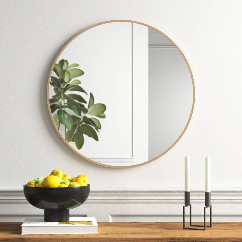 KOBE METAL FRAMED WALL MOUNTED ACCENT MIRROR 