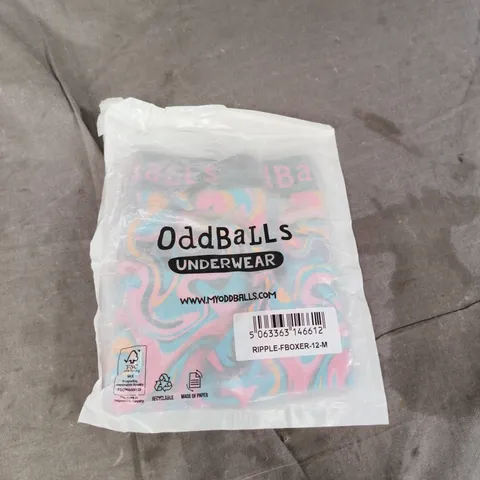 ODDBALLS RIPPLE BOXER UNDERWEAR – MEN'S BOXER BRIEFS (M)