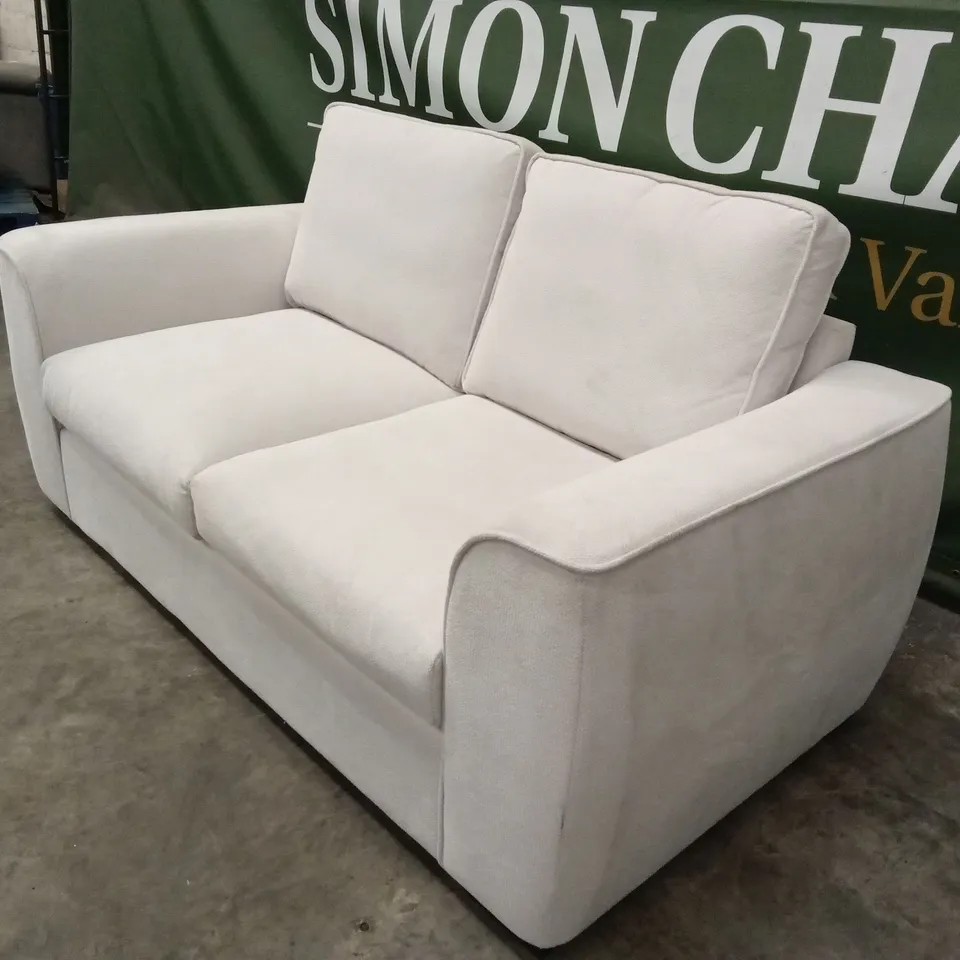 JACKSON-STYLE 2 SEATER FABRIC UPHOLSTERED SOFA 