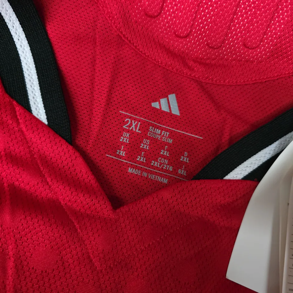 ADIDAS MANCHESTER UNITED HOME JERSEY - 2XL