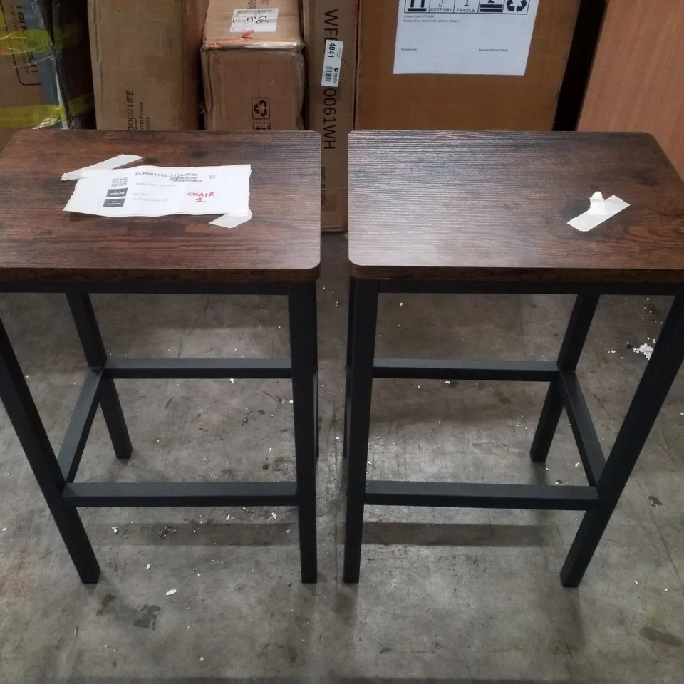 SET OF 2 MAYFAIR 65CM BAR STOOL 