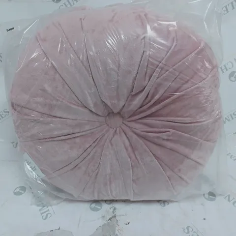 COZEE HOME CRUSHED VELVET PACK OF 2 CUSHIONS PALE PINK