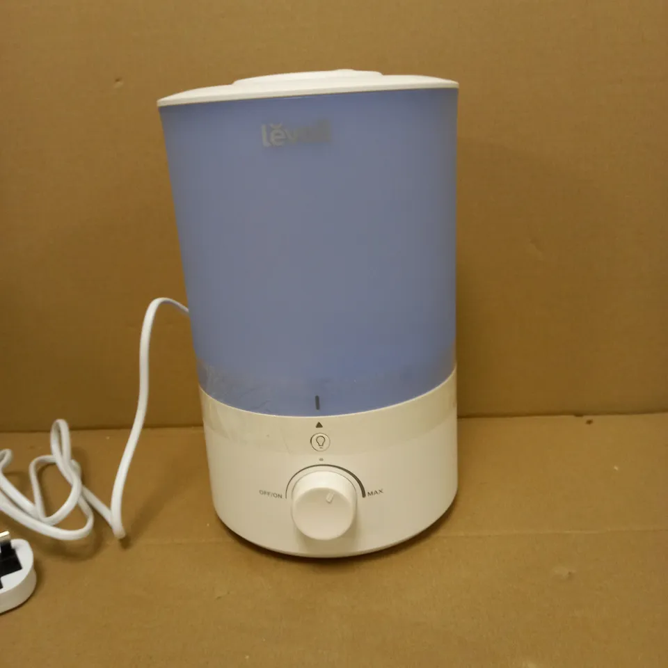 LEVOIT 3L COOL MIST TOP FILL DIFFUSER HUMIDIFIER 