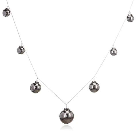 K BY KELLY HOPPEN MERCURY GLASS BAUBLE GARLAND