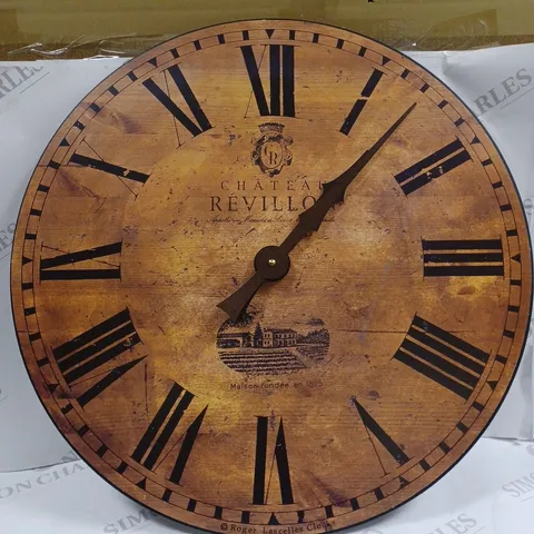 CHATEAU REVILLION ANTIQUE CLOCK 