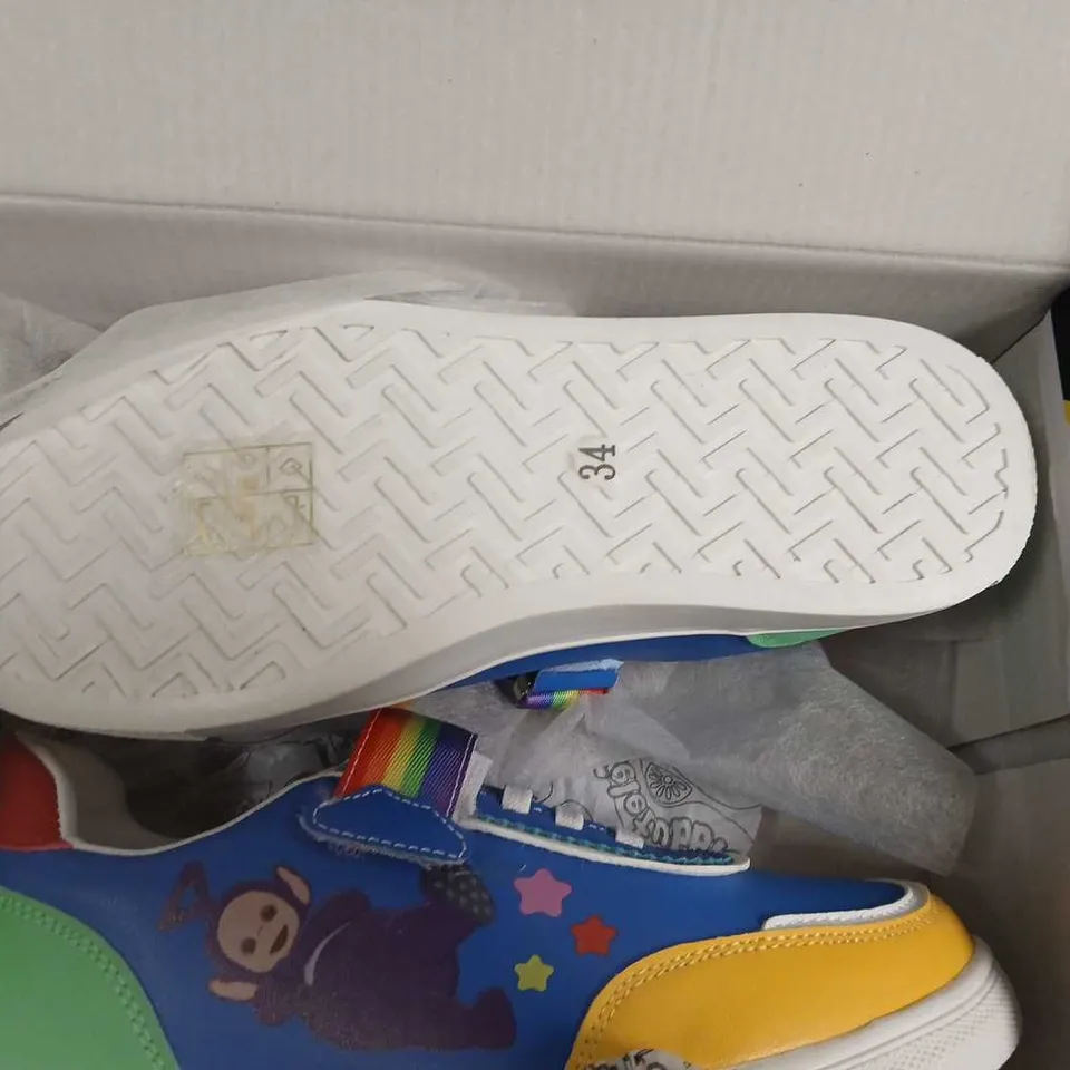 BOXED TELETUBBIES X KOI TELETUBBYLAND KIZ TRAINERS MULTI SIZE 2