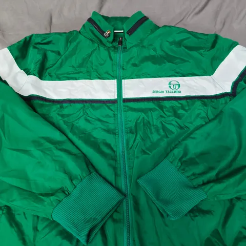 SERGIO TACCHINI GREEN TRACK JACKET - XL