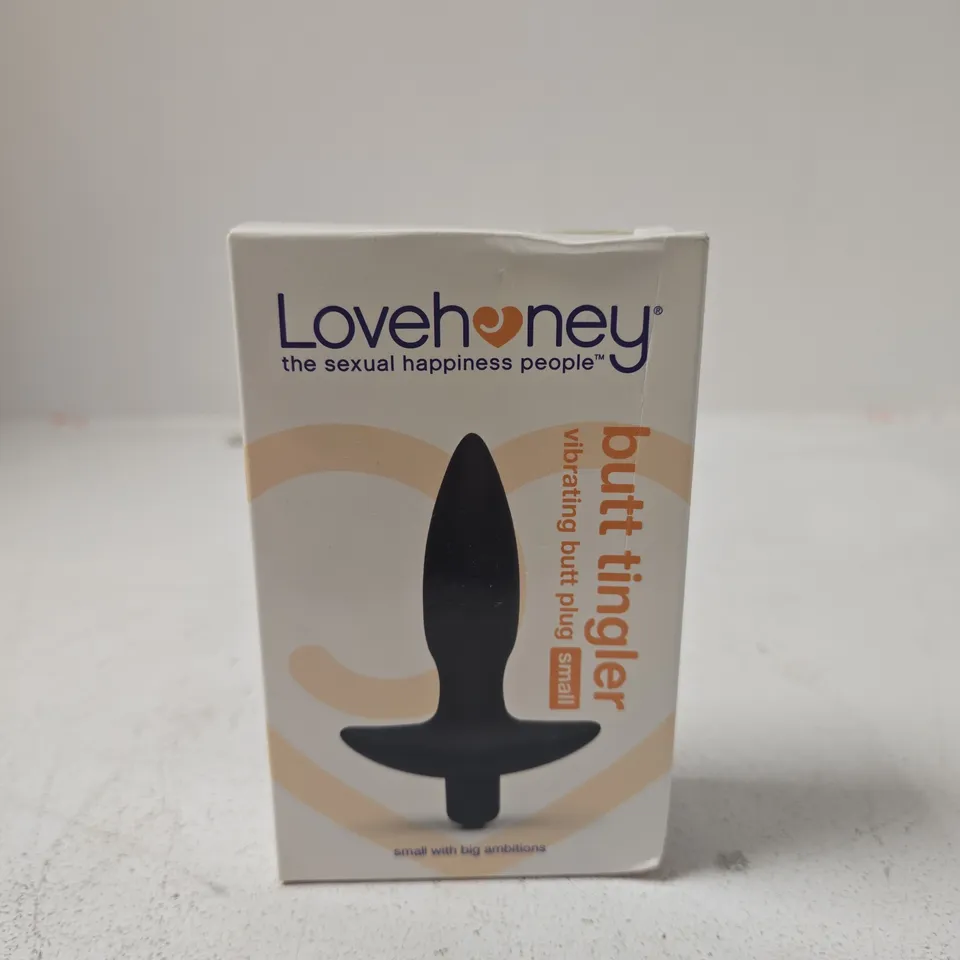 SEALED LOVEHONEY BUTT TINGLER VIBRATING BUTT PLUG
