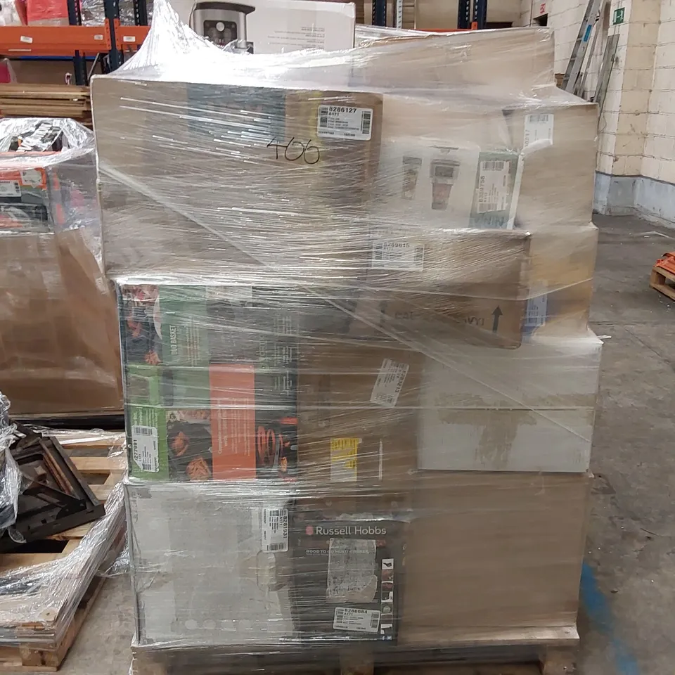 PALLET OF APPROXIMATELY 48 UNPROCESSED RAW RETURN HOUSEHOLD AND ELECTRICAL GOODS TO INCLUDE;