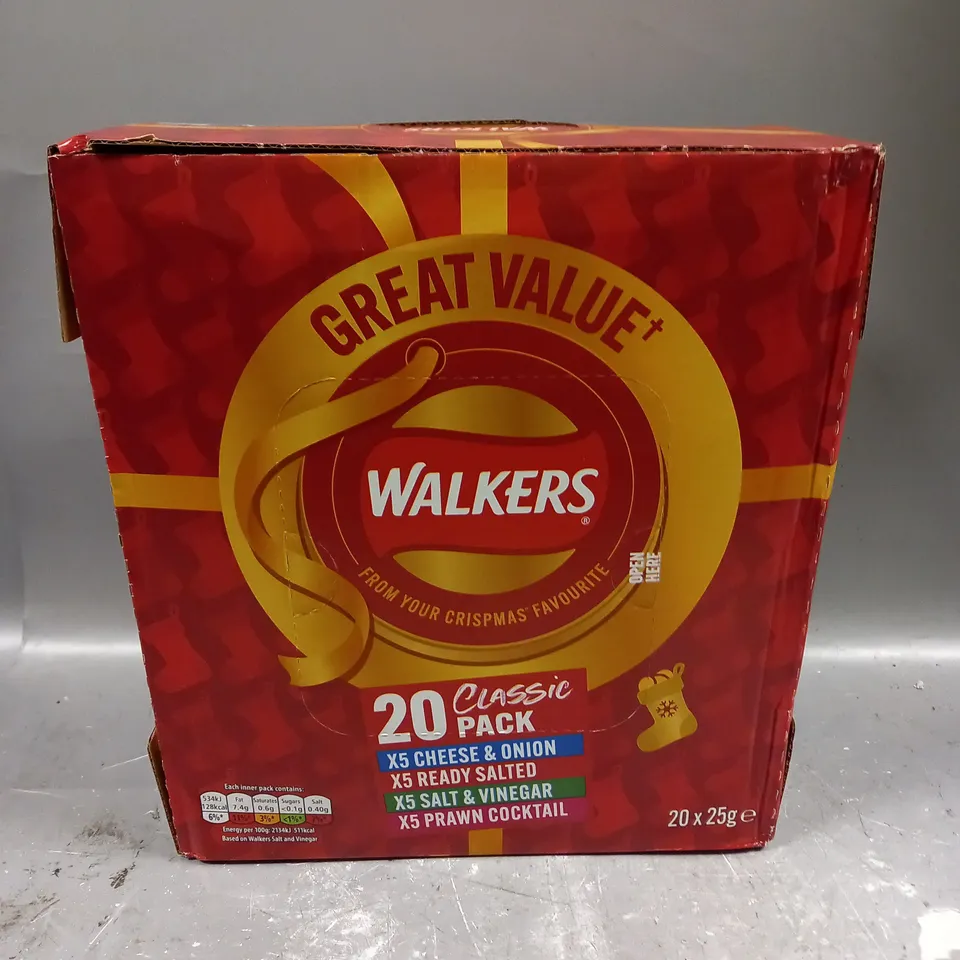 WALKERS CLASSIC PACK CRISPS SELECTION 