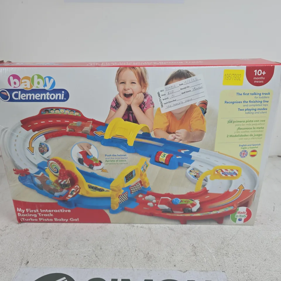 CLEMENTONI BABY MY FIRST INTERACTIVE RACING TRACK 