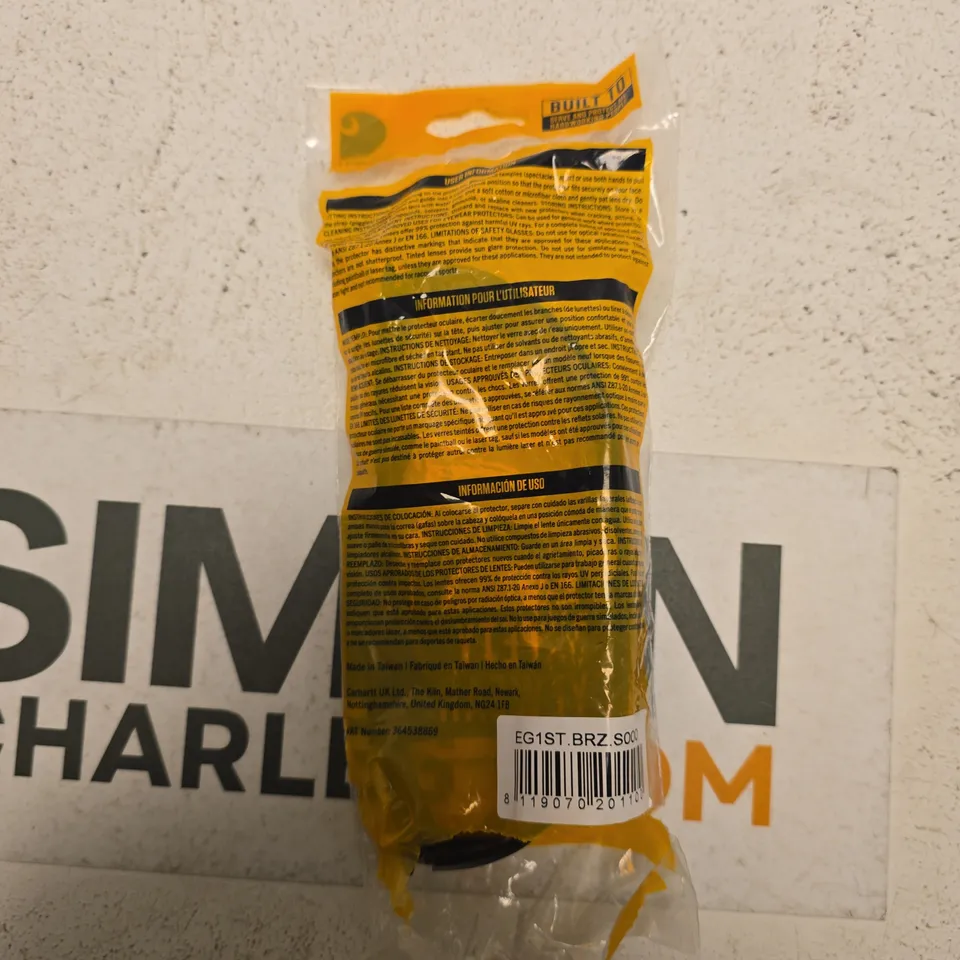 CARHARTT SAFETY EYEWEAR – PROTECTIVE GLASSES (IN PACKAGING)
