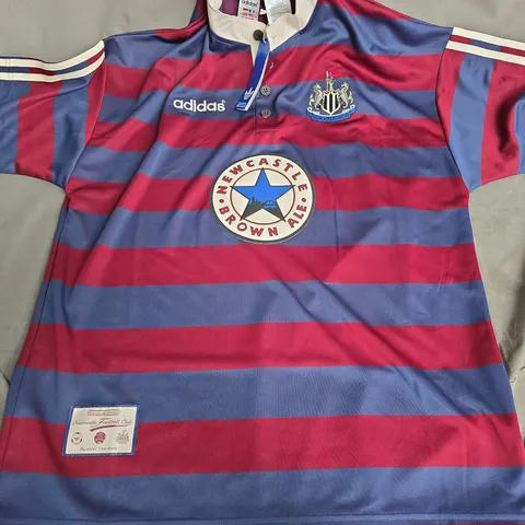 ADIDAS NEWCASTLE AWAY JERSEY 95 - UK LARGE