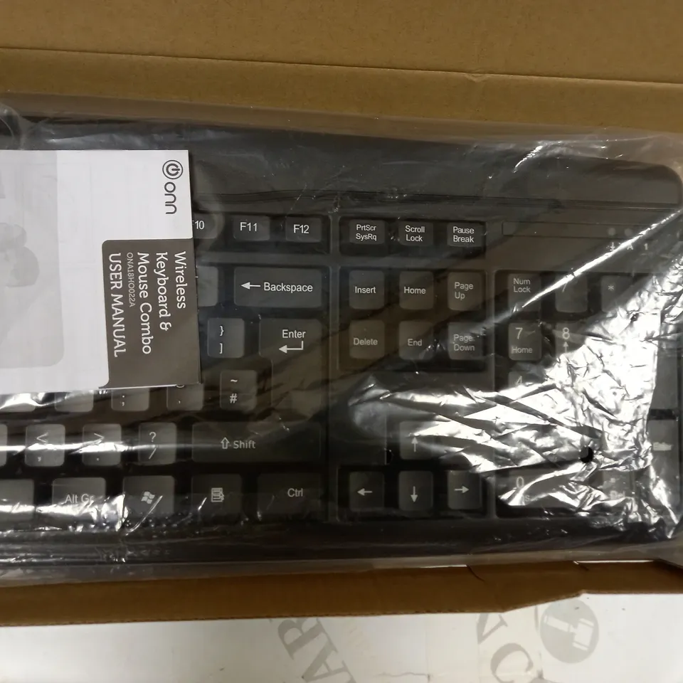 LOT OF 2 ONN WIRELESS KEYBOARD & MOUSE COMBO